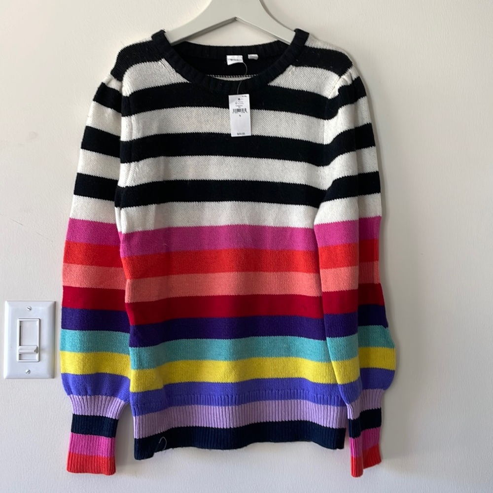GAP old school striped sweater.